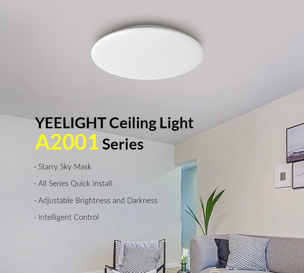 Yeelight Meteorite ( YLDL011GL ) - Yeelight Arwen Ceiling Light 550C ...